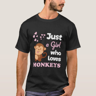 Nur ein Affe, der Affen liebt T-Shirt