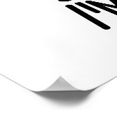 Nur ein Augenblick, da stinke ich in der Funny Che Poster (Ecke)