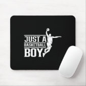 Nur ein Basketball Boy Coach Team Match Mousepad (Mit Mouse)