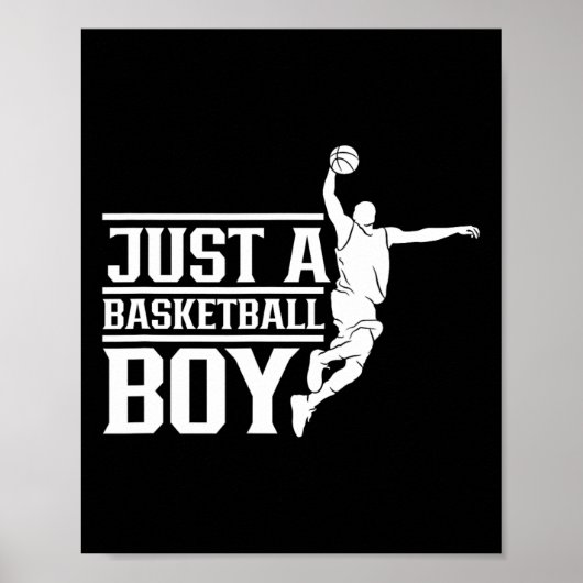 Nur ein Basketball Boy Coach Team Match Poster (Vorne)