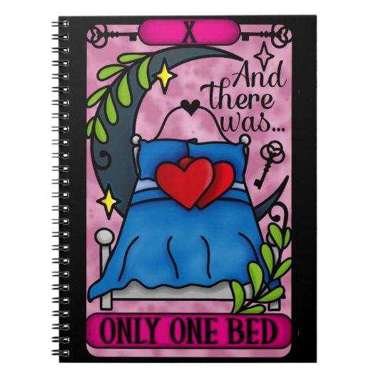 Nur ein Bed Romance Tarot Notebook Notizblock (Vorderseite)