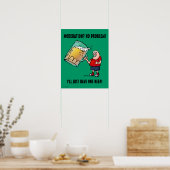 Nur ein Bier-Funny-Poster Poster (Küche)