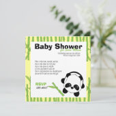 Nur ein bisschen Bambus Einladung (Stehend Vorderseite)