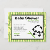 Nur ein bisschen Bambus Einladung (Vorderseite)