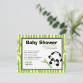 Nur ein bisschen Bambus Einladung (Stehend Vorderseite)