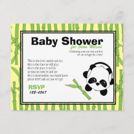 Nur ein bisschen Bambus Einladung