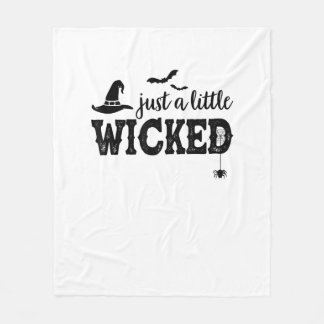 Nur ein bisschen böser Halloween-Shirt für Frauen Fleecedecke