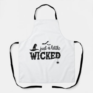 Nur ein bisschen böser Halloween-Shirt für Frauen Schürze