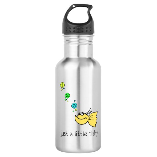 Nur ein bisschen faul edelstahlflasche (Vorderseite)