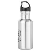 Nur ein bisschen faul edelstahlflasche (Rückseite)
