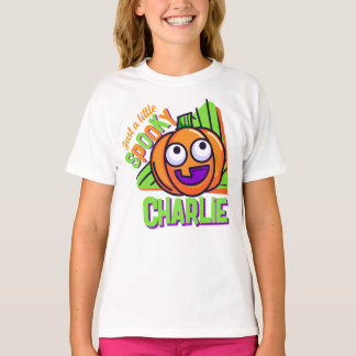 Nur ein bisschen gruseliger Kürbis - weiße benutze T-Shirt