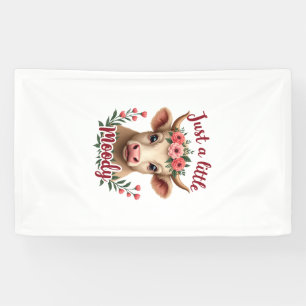 Nur ein bisschen launisch Vintage Highland Kuh Flo Banner