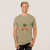 Nur ein bisschen stachelig Tri-Blend shirt (Vorderseite voll)