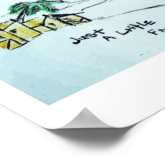 Nur ein bisschen weiter poster (Ecke)