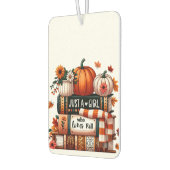 Nur ein buchhaltiges Mädchen, das Lieben fallen lä Autolufterfrischer (Links)