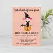 NUR EIN BUNCH HOCUS POCUS EINLADUNG (Stehend Vorderseite)