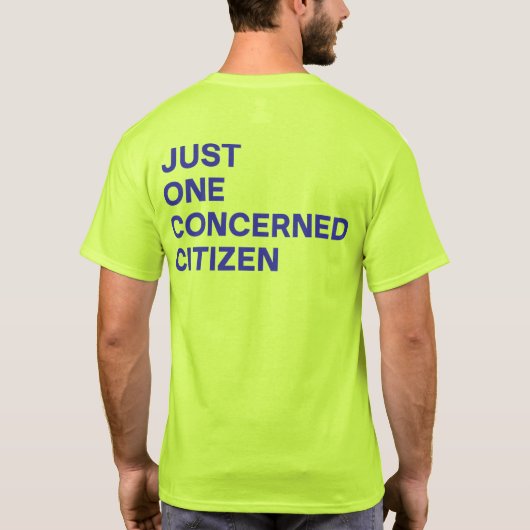 Nur ein Bürger T-Shirt (Rückseite)