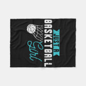 Nur ein Bysketbyll Girl Bysketbyll Player Women By Fleecedecke (Vorderseite (Horizontal))