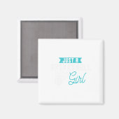 Nur ein Bysketbyll Girl Bysketbyll Player Women By Magnet (Vorderseite/Rückseite)