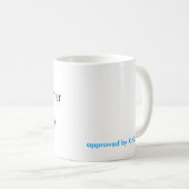 Nur ein Caffeinated Verfasser ist ein glücklicher Kaffeetasse (VorderseiteRechts)