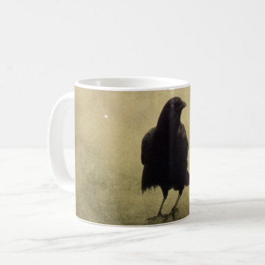 Nur ein Crow Kaffeetasse (Vorderseite Links)