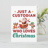 Nur ein Custodian, der Weihnachten Lieben (Stehend Vorderseite)