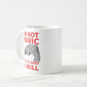 Nur ein Drill Funny Mug Spaß Kaffeetasse (Vorderseite Links)
