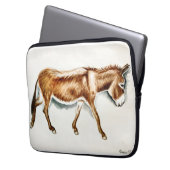 Nur ein Esel Laptopschutzhülle (Vorderseite Links)