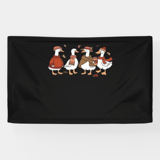 Nur ein Fall Gans Oversifizierter T - Shirt Banner (Horizontal)