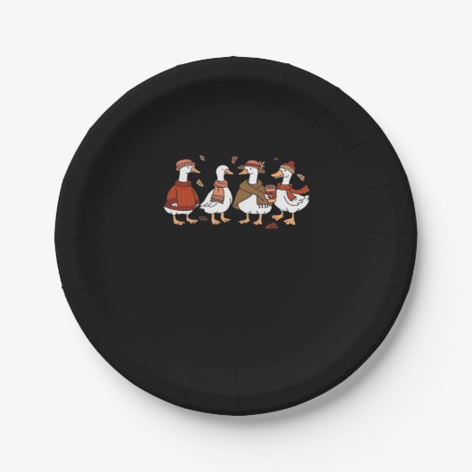 Nur ein Fall Gans Oversifizierter T - Shirt Pappteller (Vorderseite)