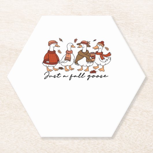 Nur ein Fall Gans Oversifizierter T - Shirt Untersetzer (Vorderseite)