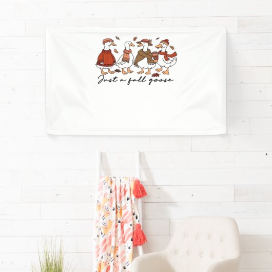 Nur ein Fall-Goose-T - Shirt Banner (Insitu)