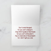 NUR EIN FREUND WIRD AUF DIESEM GREETING LAUGEN KARTE (Innenseite)