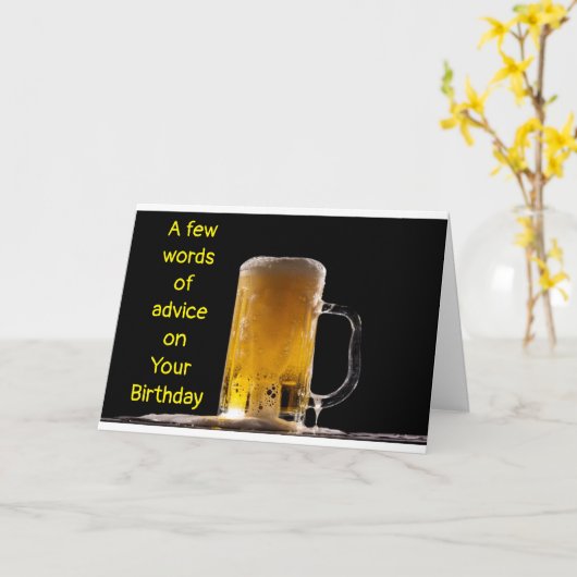 NUR EIN FREUND WIRD AUF DIESEM GREETING LAUGEN KARTE (Gelbe Blume)