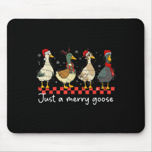 Nur ein frohes Goose Weihnachten Weihnachten Licht Mousepad