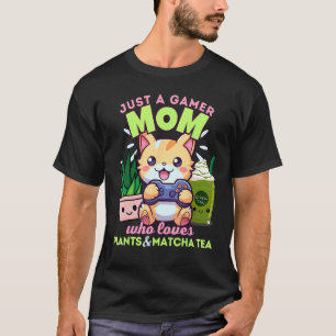 Nur ein Gamer-Vater, der Pflanzen Matcha Lattes &  T-Shirt