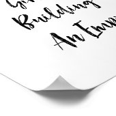 Nur ein Gebäude eines Mädchens und ein Reich Poster (Ecke)