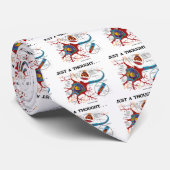 Nur ein Gedanke ... (Neuron / Synapse) Krawatte (Gerollt)