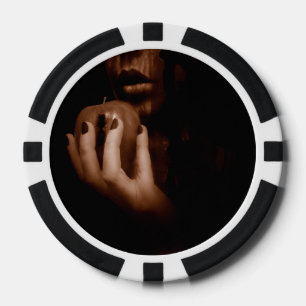 Nur ein Geschmack fallen Pokerchips
