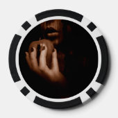 Nur ein Geschmack fallen Pokerchips (Rückseite)