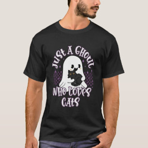Nur ein Ghoul, der Katzen liebt, Geister-Mädchen H T-Shirt