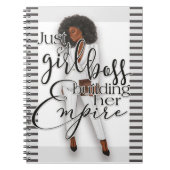 Nur ein Girl Boss Gebäude Ihr Empire-Notebook Notizblock (Vorderseite)