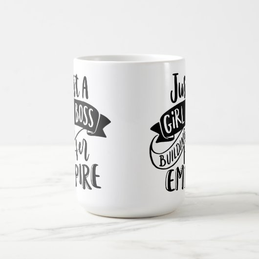 Nur ein Girl Boss Gebäude Ihr Empire Tasse (Mittel)