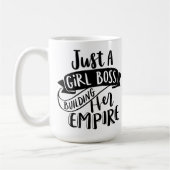Nur ein Girl Boss Gebäude Ihr Empire Tasse (Links)