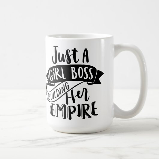 Nur ein Girl Boss Gebäude Ihr Empire Tasse (Rechts)