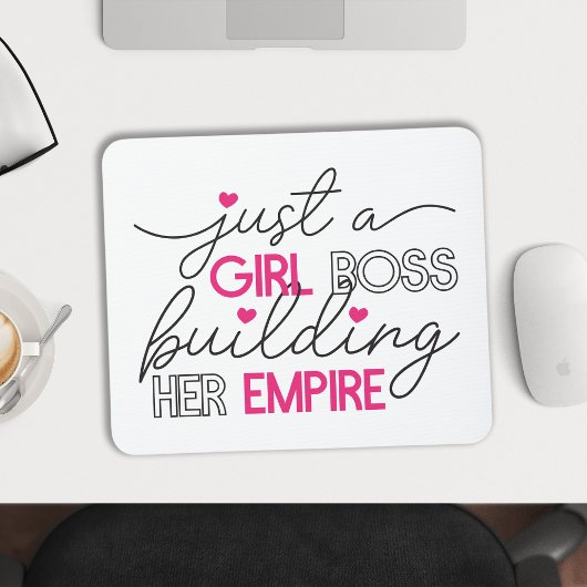 Nur ein Girl Boss Gebäude ihr Reich Mousepad