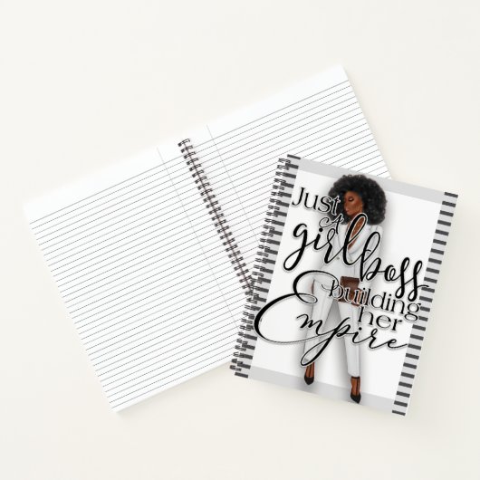 Nur ein Girl Boss Gebäude Ihr Reich Notizblock (Innenseite)