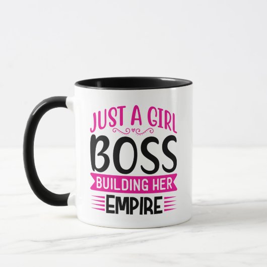 Nur ein Girl Boss Gebäude ihr Reich Tasse (Links)