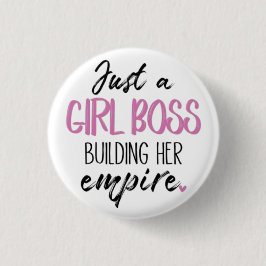 Nur ein Girl Boss | Motivations-Pin-Button Button