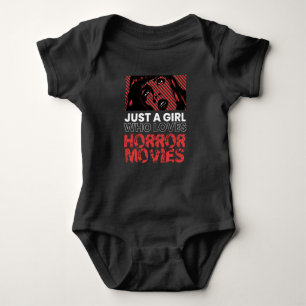 Nur ein Girl-Horror-Film Halloween Baby Strampler